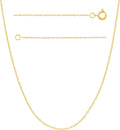 Gold-Tone Rope Necklace, 0.7mm