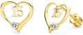 Gold-Tone Stud Earrings