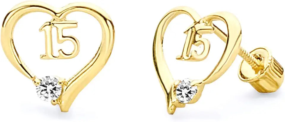 Gold-Tone Stud Earrings