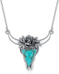 Sterling Silver Turquoise Necklace