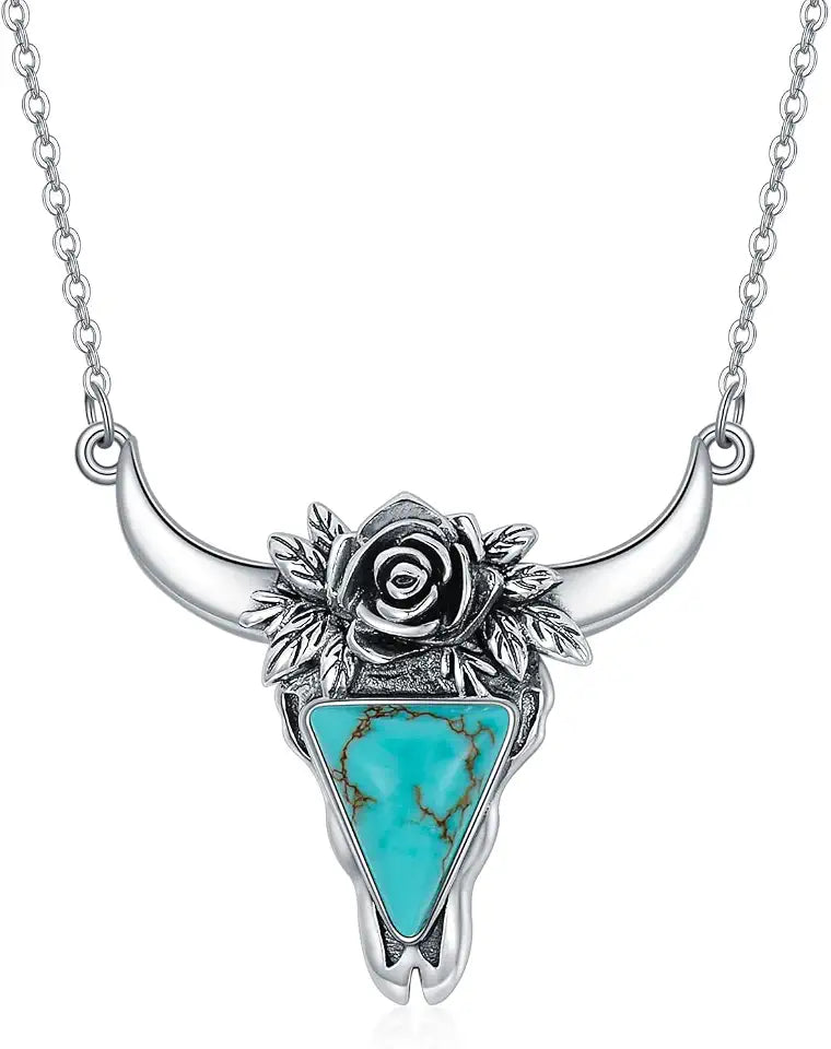 Sterling Silver Turquoise Necklace