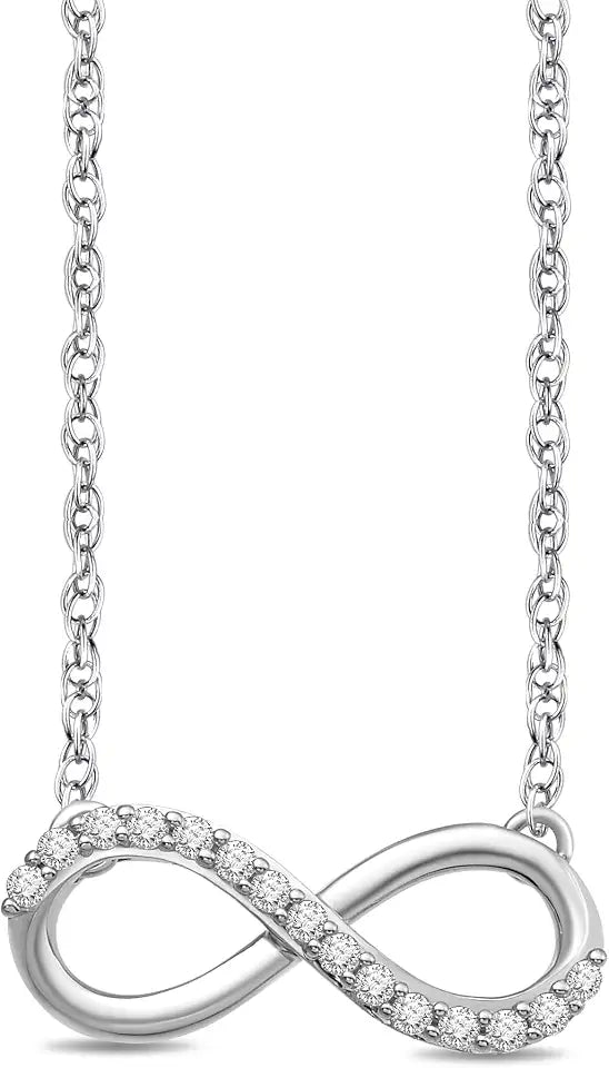 Gold-Tone Round Infinity Necklace