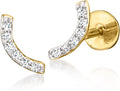 Gold-Tone Stud Earrings