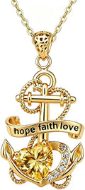 14K Gold-Plated Cubic Zirconia Heart Necklace