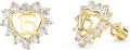 Gold-Tone Stud Earrings