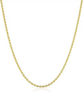 Gold-Tone Rope Layered Necklace, 2.5mm