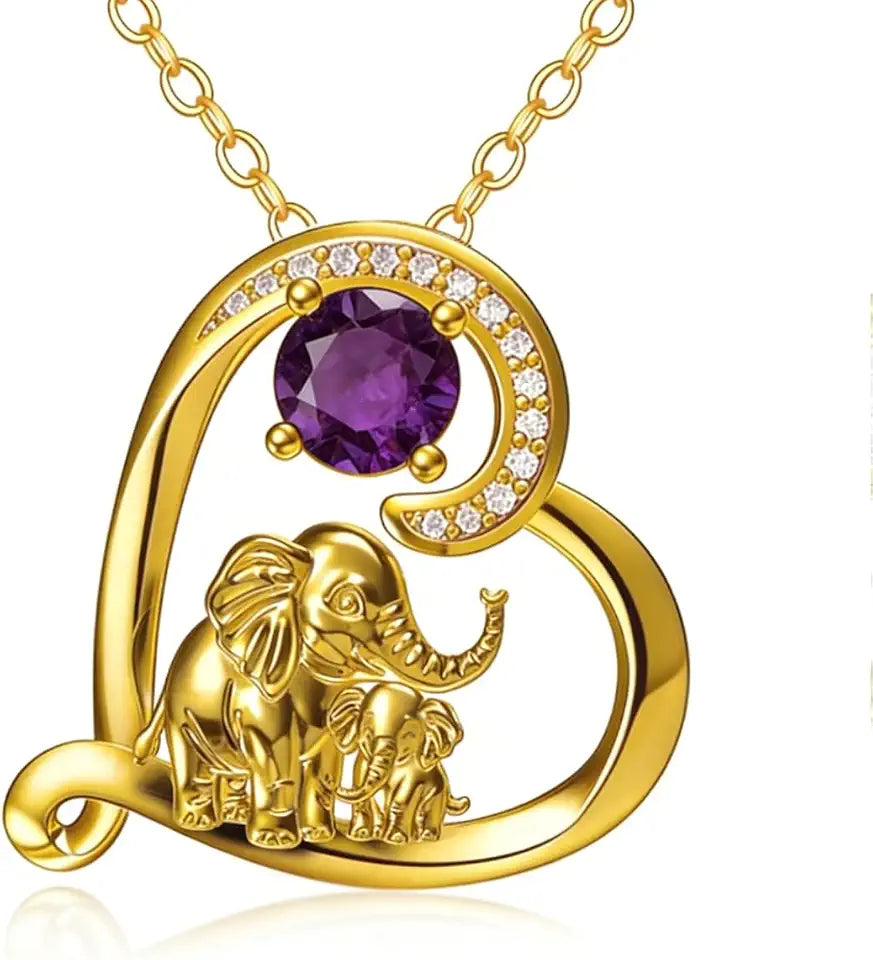 18K Gold-Plated Birthstone Necklace