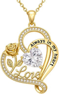 Gold-Tone Heart Necklace