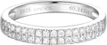 Sterling Silver Lab-Grown Diamond Ring, 3mm