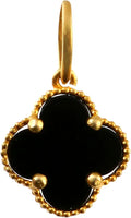 Gold-Tone Onyx Pendant