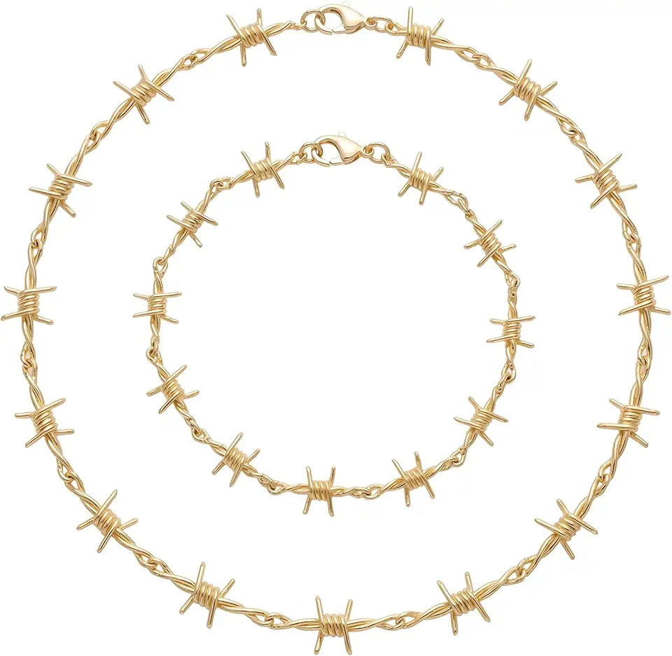 Gold-Tone Jewelry Set