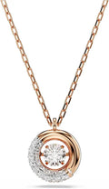 Rose Gold-Tone Round Pendant
