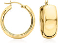 Gold-Tone Hoop Earrings