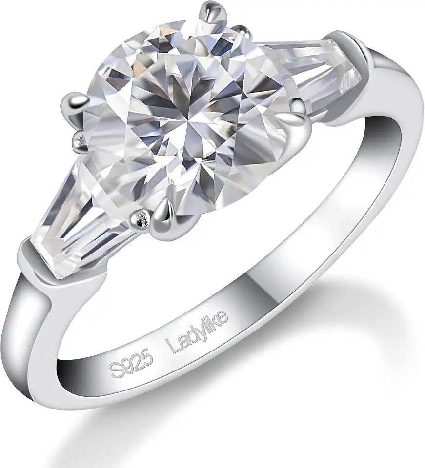 Moissanite Engagement Ring