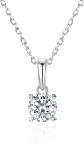 Lab-Grown Diamond Solitaire Necklace