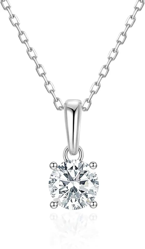 Lab-Grown Diamond Solitaire Necklace