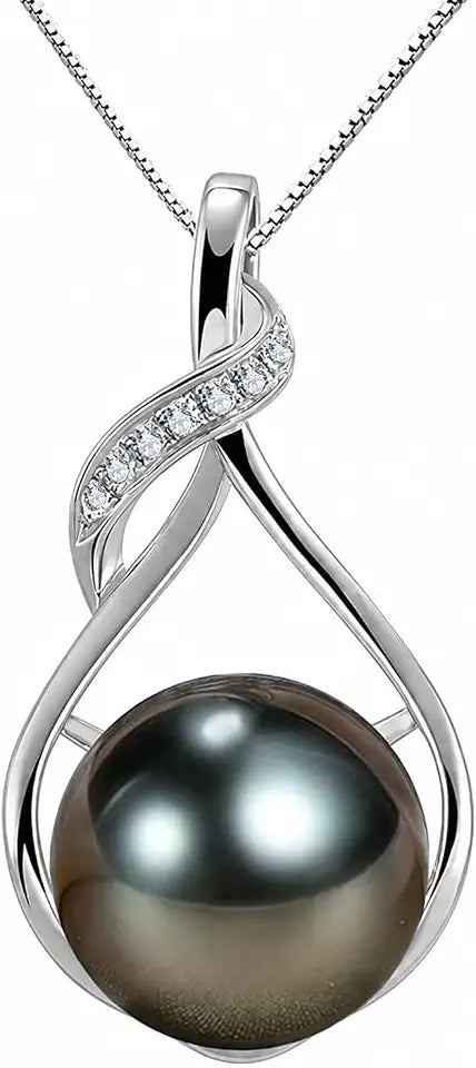 Black Pearl Necklace