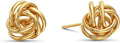 Gold-Tone Stud Earrings, 9mm