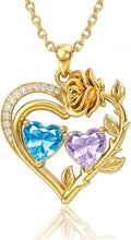 14K Gold-Plated Birthstone Necklace