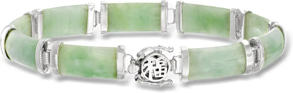 Sterling Silver Jade Bracelet