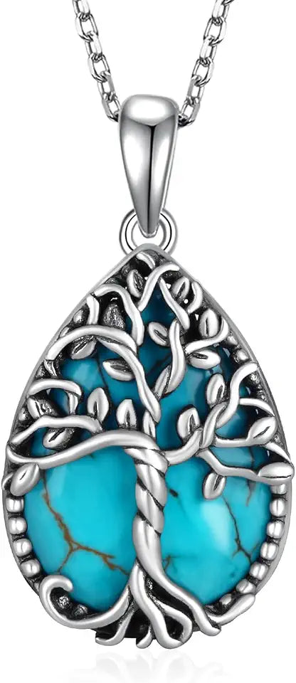 Sterling Silver Turquoise Necklace