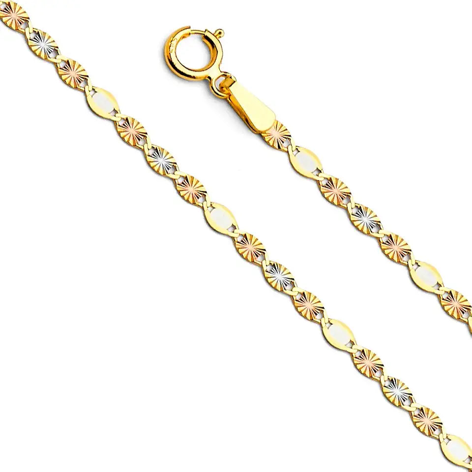 Gold-Tone Star Necklace, 2mm