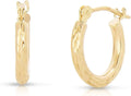 Gold-Tone Hoop Earrings
