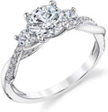 Moissanite Engagement Ring