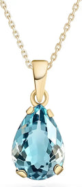 Gold-Tone Birthstone Necklace