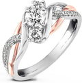 Moissanite Engagement Ring