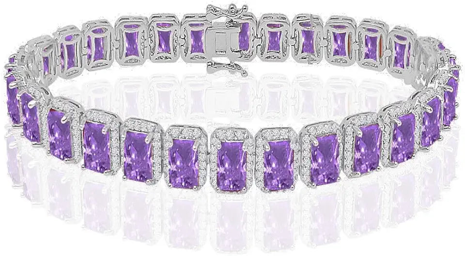 Gold-Tone Tennis Solitaire Bracelet