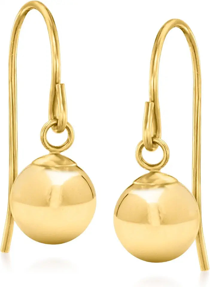 Gold-Tone Drop Earrings
