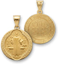 14K Yellow Gold-Filled Cross Necklace