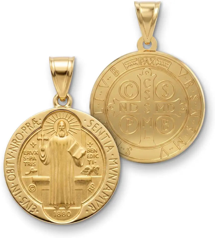 14K Yellow Gold-Filled Cross Necklace