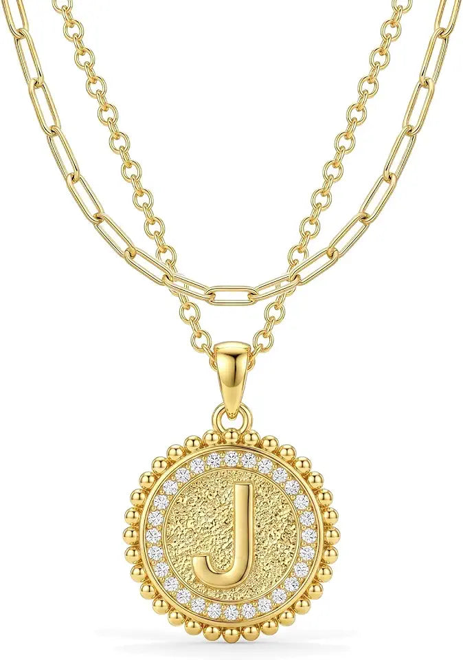 Initial Layered Necklace