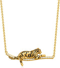Gold-Tone Topaz Necklace, 18 inches