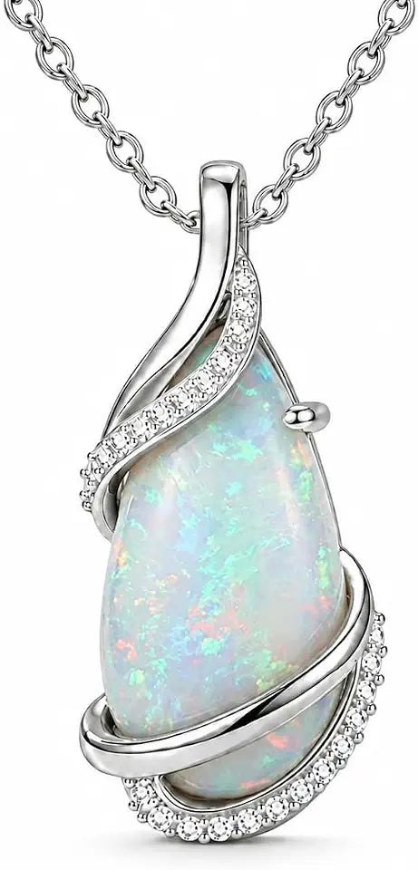 Gold-Tone Teardrop Necklace