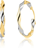 Gold-Tone Hoop Jewelry Piece