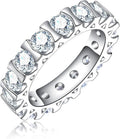 Moissanite Wedding Band, 4.0 mm