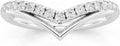 14K Gold-Plated Sterling Silver Round Lab-Grown Diamond Ring