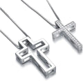 Cubic Zirconia Cross Necklace