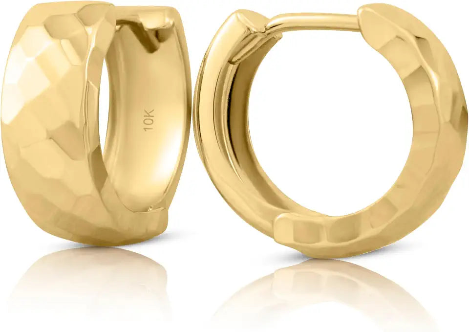 Gold-Tone Huggie Earrings