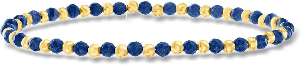 Gold-Tone Sapphire Bracelet