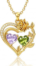 14K Gold-Plated Birthstone Necklace