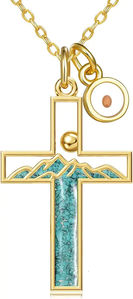 14K Gold-Plated Cross Necklace