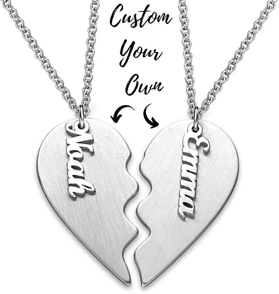 Gold-Plated Sterling Silver Heart Necklace