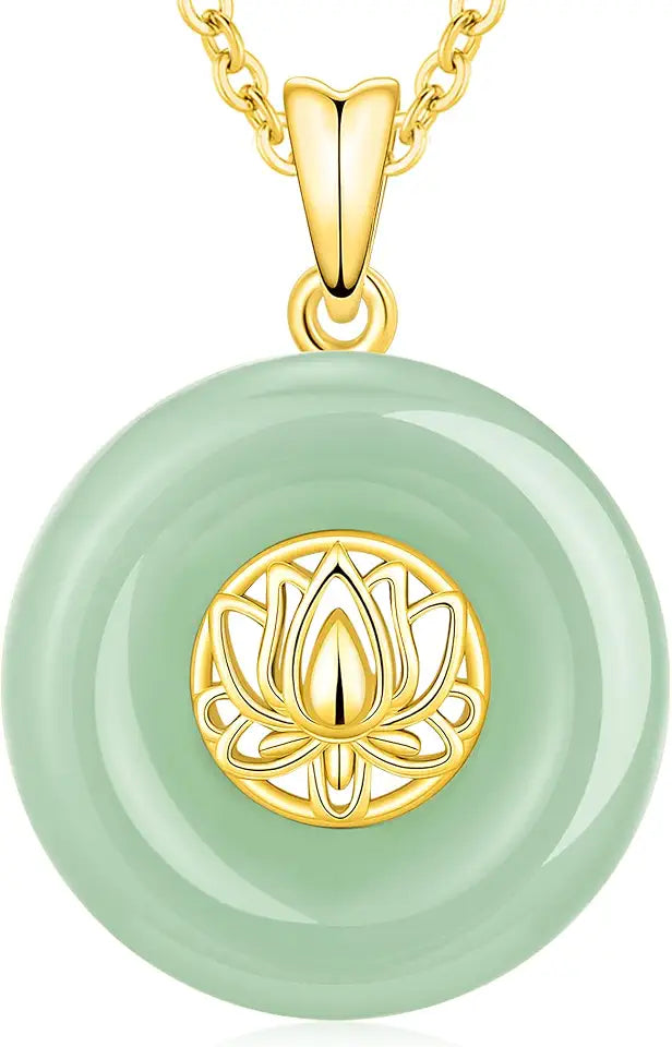 Sterling Silver Jade Necklace