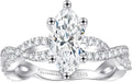 Moissanite Engagement Ring