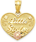 Gold-Tone Heart Charm