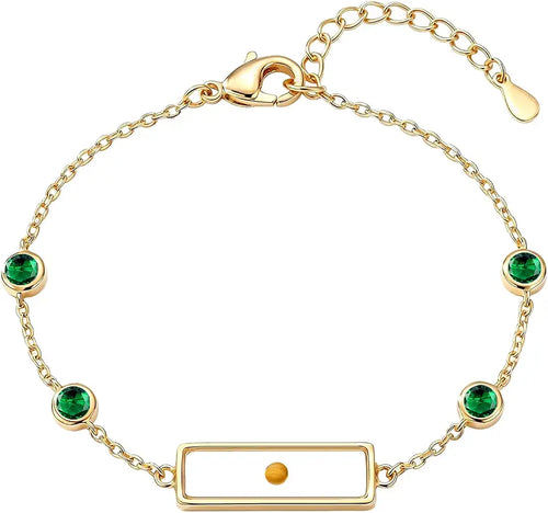 14K Gold-Plated Birthstone Bracelet